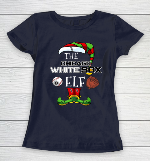 Chicago White Sox Christmas ELF Funny MLB Women's T-Shirt 2