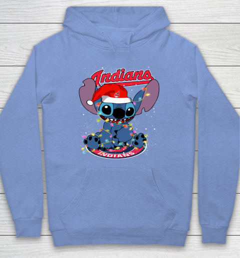 Cleveland Indians MLB noel stitch Baseball Christmas Hoodie 7