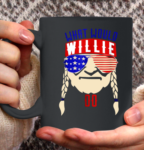 Willie Nelson shirt What would Willie do Ceramic Mug 11oz 2