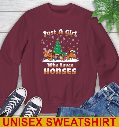 Christmas Just a girl who love horse 30