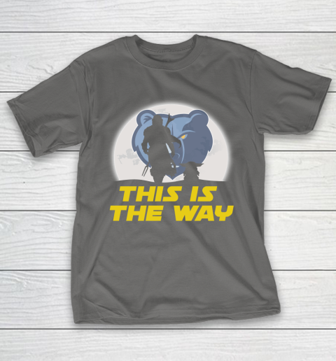 Memphis Grizzlies NBA Basketball Star Wars Yoda And Mandalorian This Is The Way T-Shirt 8
