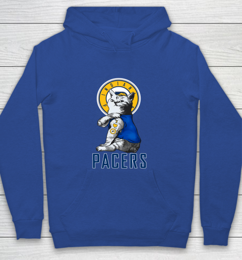 NBA Basketball My Cat Loves Indiana Pacers Youth Hoodie 6