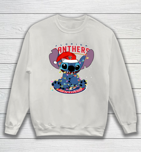 Florida Panthers NHL Hockey noel stitch Christmas Sweatshirt 8