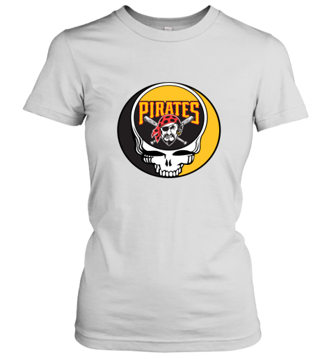 Pittsburgh Pirates The Grateful Dead Baseball Mlb Mashup Women's T-Shirt
