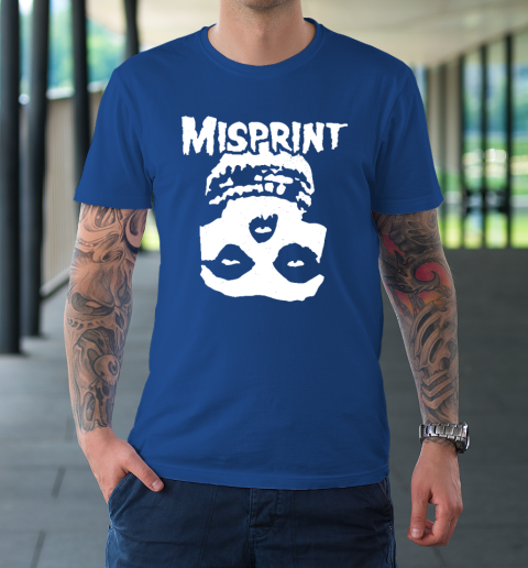 Misprint Skull Funny Misfit T-Shirt - Image 8