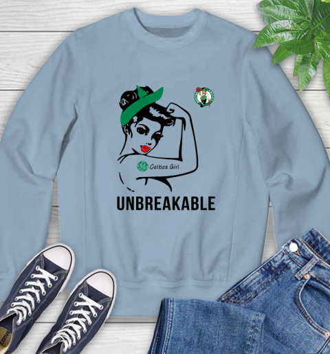 NBA Boston Celtics Girl Unbreakable Basketball Sports Sweatshirt 5