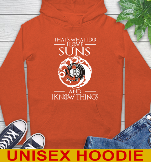 Brooklyn Nets NBA Basketball That's What I Do I Love My Team And I Know Things Game Of Thrones 16