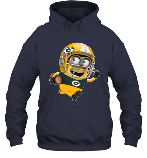 Green Bay Packers Minions Playing Rugby Shirt - Bluecat