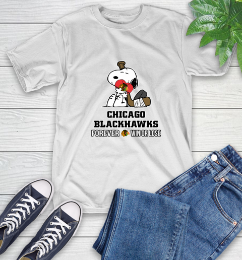 NHL The Peanuts Movie Snoopy Forever Win Or Lose Hockey Chicago Blackhawks