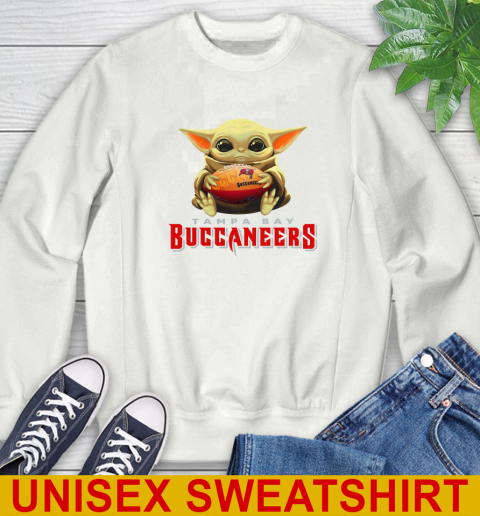 NFL Football Tampa Bay Buccaneers Baby Yoda Star Wars Shirt Sweatshirt