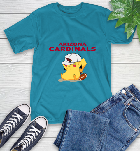 NFL Pikachu Football Sports Arizona Cardinals T-Shirt 8