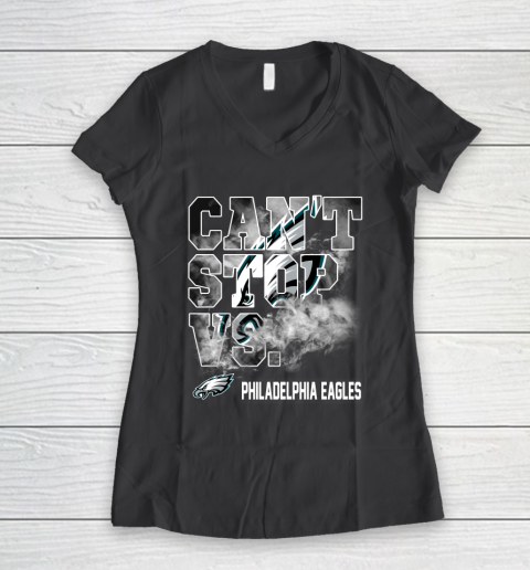 NFL Philadelphia Eagles Can't Stop Vs Women's V-Neck T-Shirt 6
