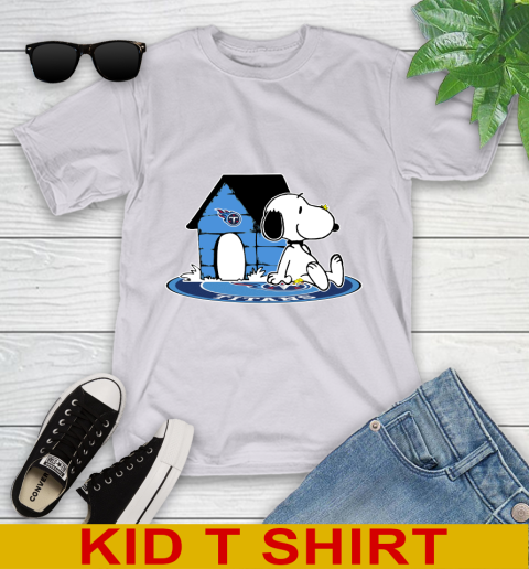 NFL Football Tennessee Titans Snoopy The Peanuts Movie Shirt Youth T-Shirt 5