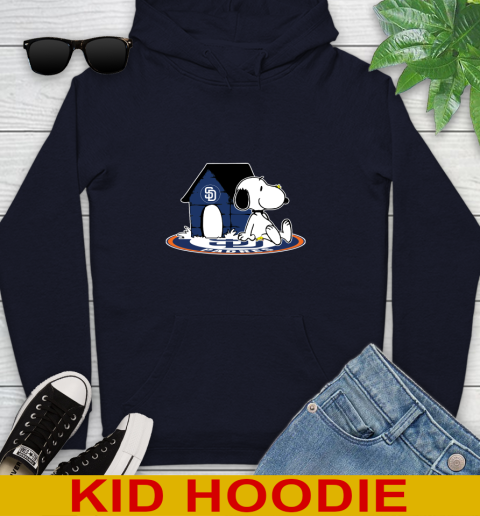 MLB Baseball San Diego Padres Snoopy The Peanuts Movie Shirt Youth Hoodie 4