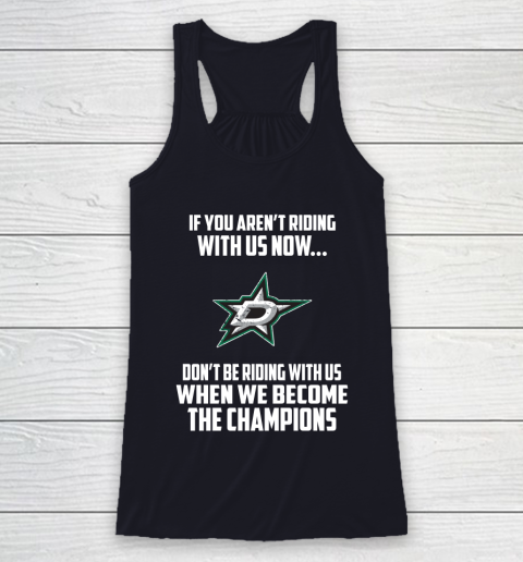 NHL Dallas Stars Hockey We Become The Champions Racerback Tank 7