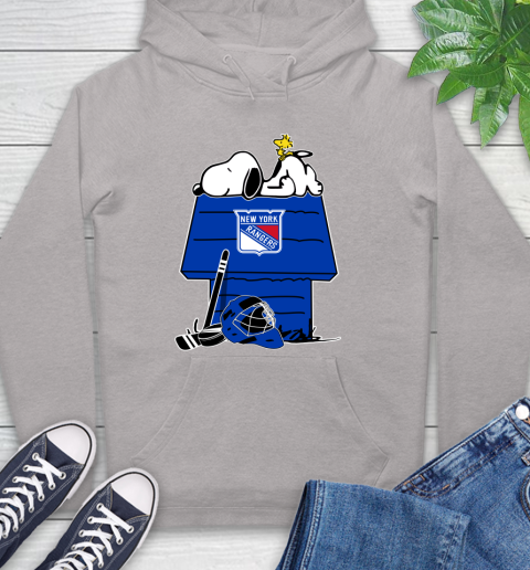 New York Rangers NHL Hockey Snoopy Woodstock The Peanuts Movie Hoodie 12