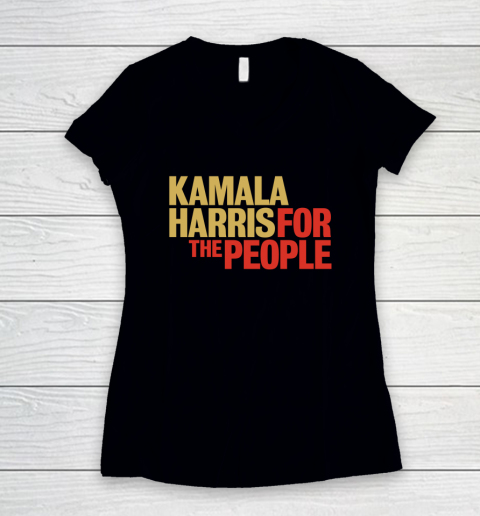 Kamala Harris For The People Women's V-Neck T-Shirt