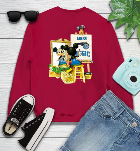 NBA Basketball Orlando Magic Mickey Drawing Shirt 32