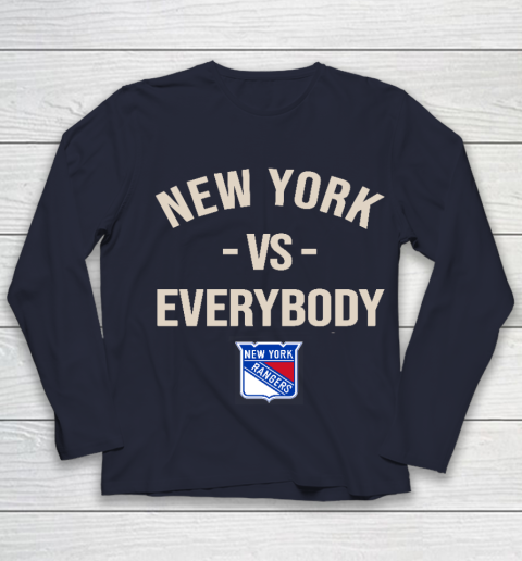 New York Rangers Vs Everybody Youth Long Sleeve 2