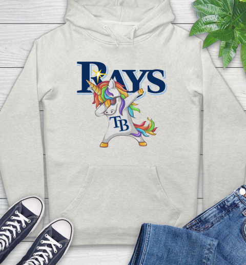 Tampa Bay Rays MLB Baseball Funny Unicorn Dabbing Sports Hoodie 12