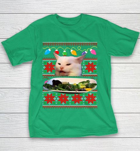 Woman yelling at cat shirt top
