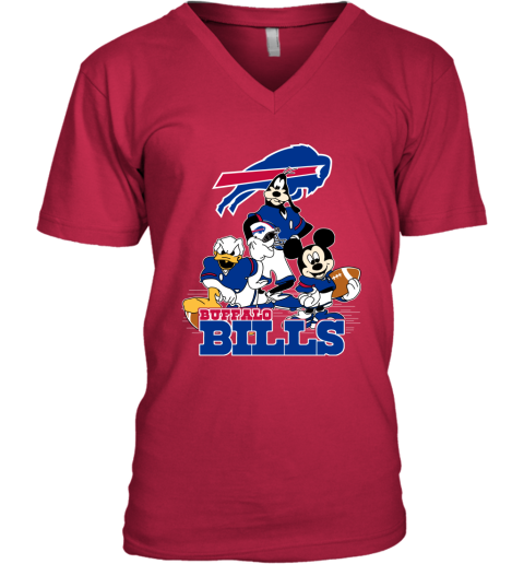 Buffalo Bills Logo Mickey Mouse Disney Hawaiian Shirt, NFL Hawaiian Shirt