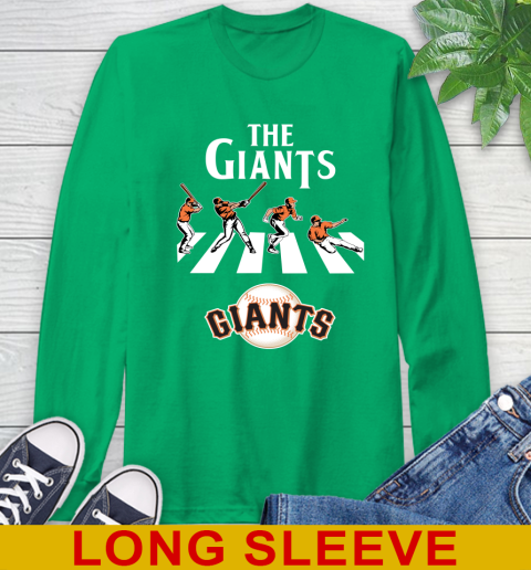 MLB Baseball San Francisco Giants The Beatles Rock Band Shirt Long Sleeve T-Shirt 8