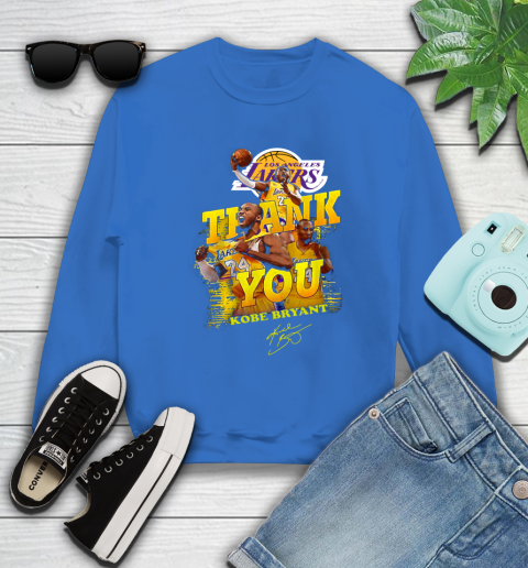 Great Thank you Kobe Bryant Los Angeles Lakers signature shirt 34