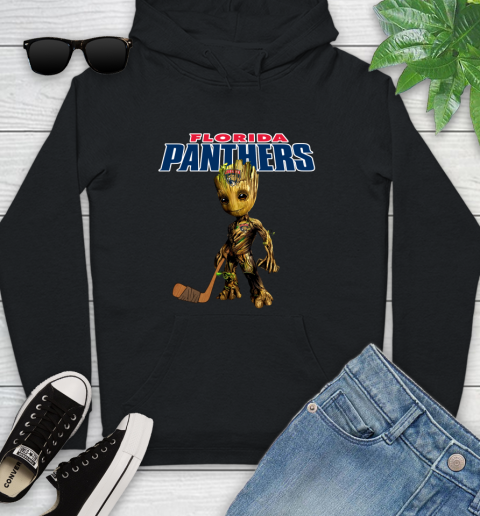 Florida Panthers NHL Hockey Groot Marvel Guardians Of The Galaxy Youth Hoodie 2