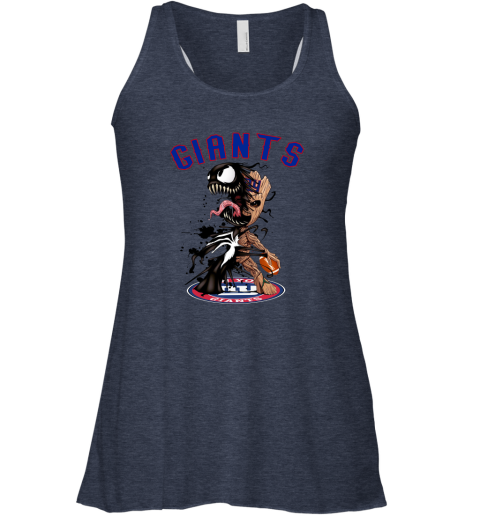 NFL New York Giants Football Venom Groot Guardians Of The Galaxy BLS4pWUKW0k flowy tank 32 95 151514 front heather navy