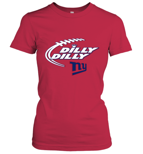 NFL New York Giants Dilly Dilly Football Sports 0wHjnU6WQQR ladies t shirt 20 95 151514 front red