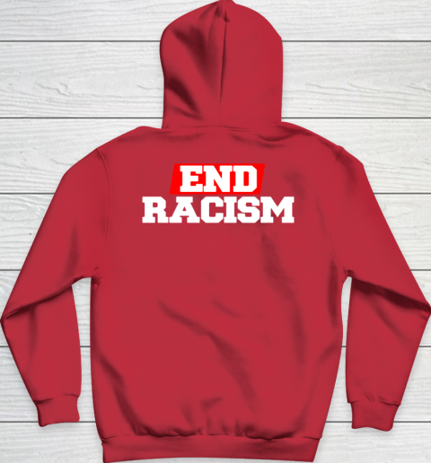 NFL End Racism Print In Front And Back Hoodie 15