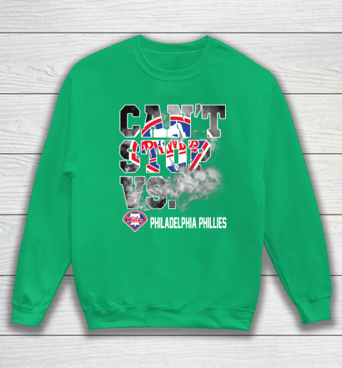 MLB Philadelphia Phillies Baseball Can't Stop Vs Phillies Sweatshirt 5