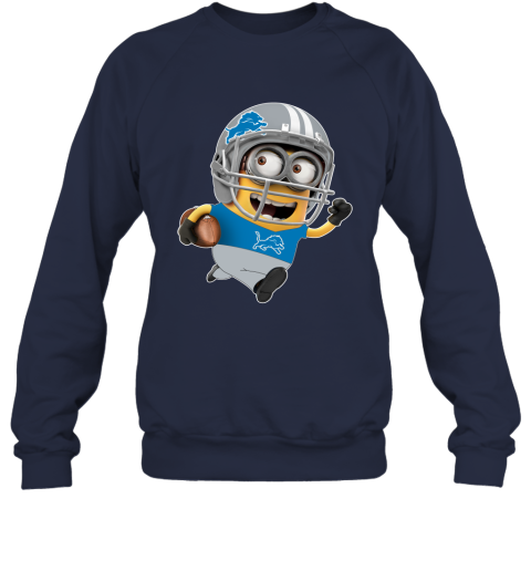 NFL Detroit Lions Minions Disney Football Sports T-Shirt Sweatshirt Hoodie