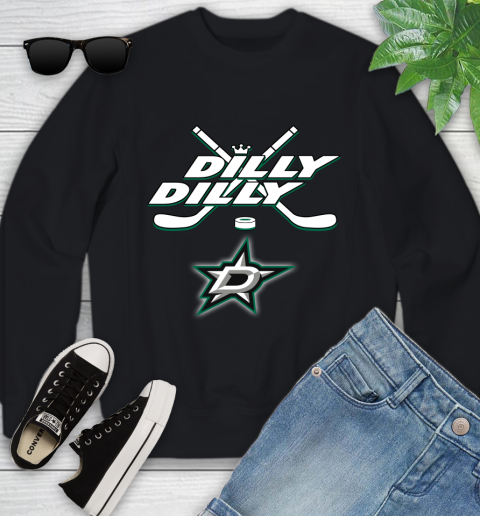 NHL Dallas Stars Dilly Dilly Hockey Sports Youth Sweatshirt 2