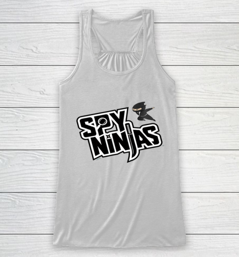 Funny Spy Gaming Ninjas Tee Game Wild With Clay Style Racerback Tank