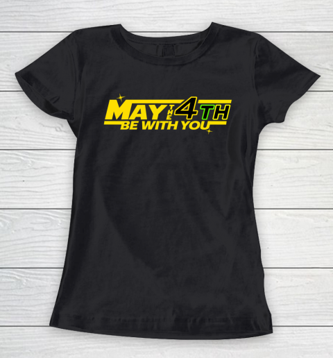 Star Wars Shirt MAY THE 4TH BE WITH YOU Funny Geek Nerd Women's T-Shirt
