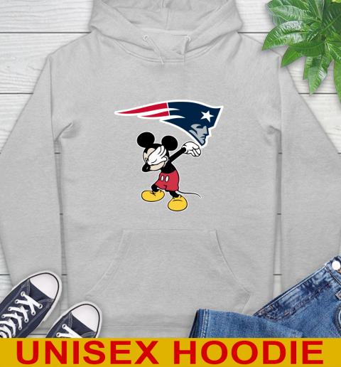 New England Patriots NFL Football Dabbing Mickey Disney Sports Hoodie 6