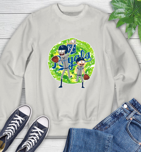 MLB Kansas City Royals Rick And Morty Baseball Sports Sweatshirt 12