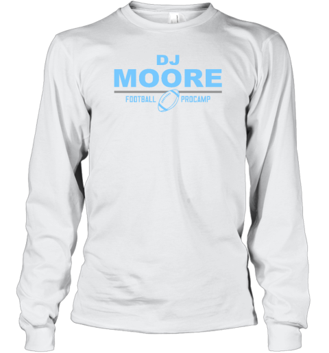 Dj Moore Football Procamp Long Sleeve T-Shirt - Topshirtpro