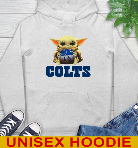 NFL Football Indianapolis Colts Baby Yoda Star Wars Shirt Hoodie