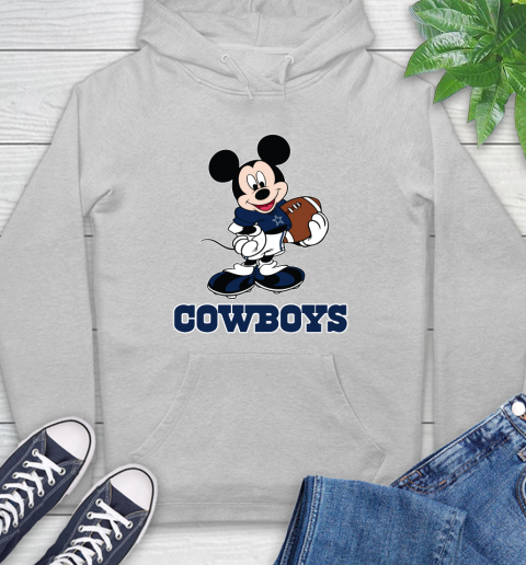 NFL Football Dallas Cowboys Cheerful Mickey Mouse Shirt Hoodie 6