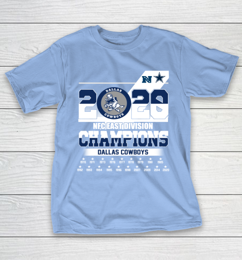 2020 NFC East Division Champions Dallas Cowboy Team T-Shirt | Tee