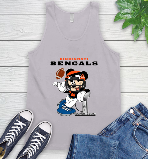 NFL Cincinnati Bengals Mickey Mouse Disney Super Bowl Football T Shirt Tank Top 4