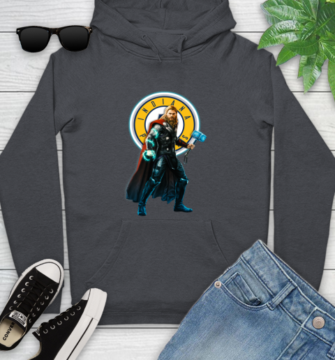 NBA Thor Avengers Endgame Basketball Indiana Pacers Youth Hoodie 8