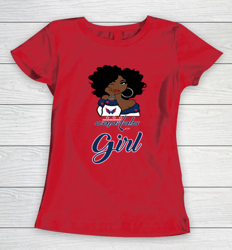 Washington Capitals Girl NHL Women's T-Shirt 10