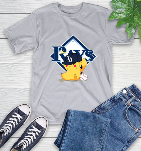 MLB Pikachu Baseball Sports Tampa Bay Rays T-Shirt 6