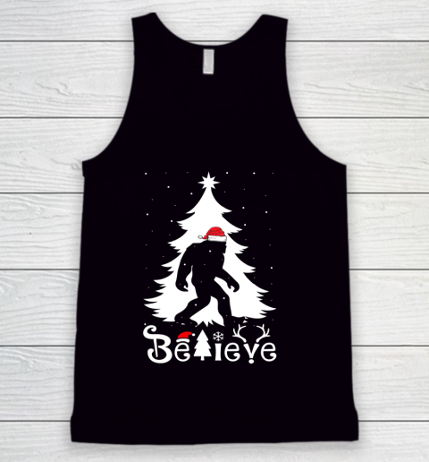 Bigfoot Christmas Gifts For Men Boys Girls Funny Christmas Tank Top