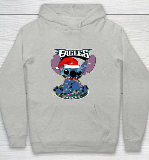 Philadelphia Eagles NFL Football noel stitch Christmas Youth Hoodie