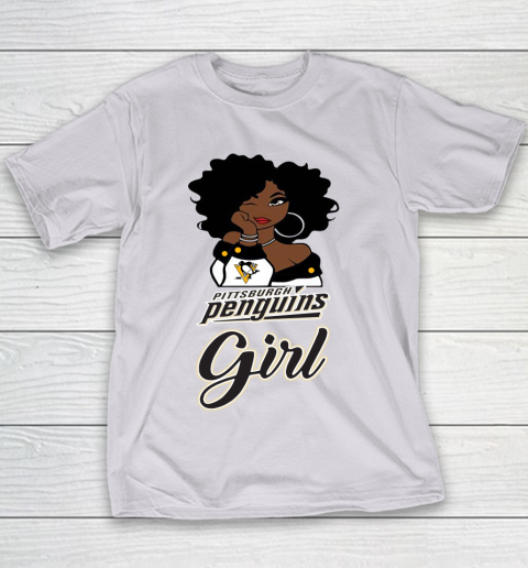 Pittsburgh Penguins Girl NHL Youth T-Shirt 5